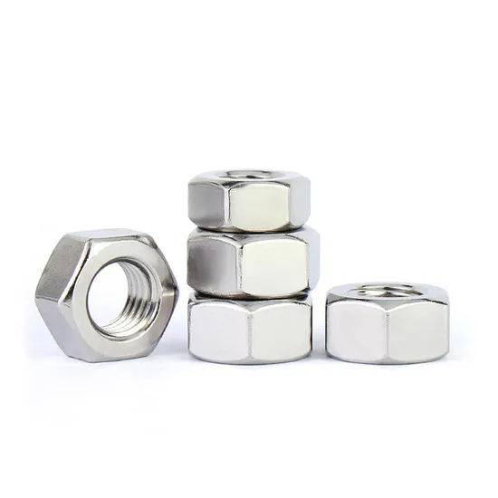 High Quality DIN934/ ISO4032 Carbon Steel Zinc Plated Hex Nut China Factory